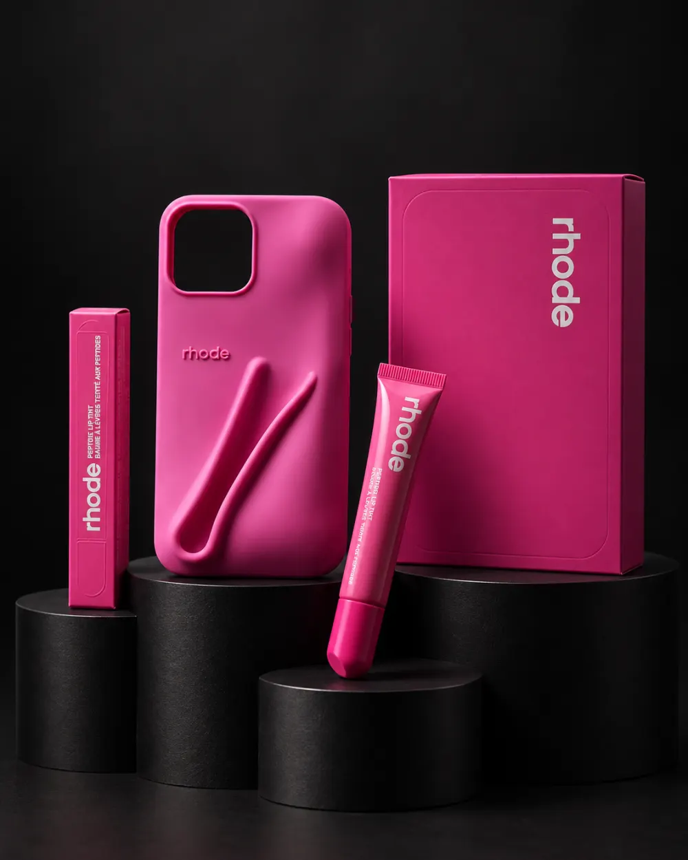 Lip Case Silikon Kılıf — Hot Pink | iPhone 14