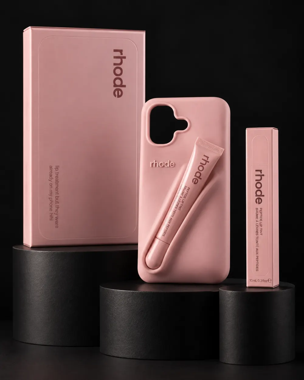 Lip Case Silikon Kılıf — Mauve Pembe | iPhone 16