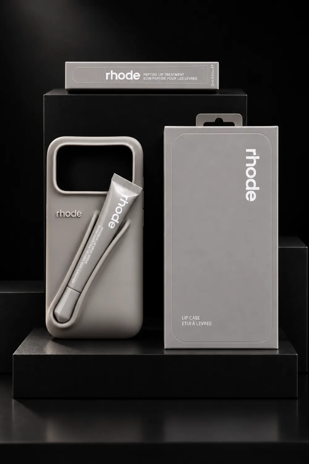 Lip Case Silikon Kılıf — Greige | iPhone 17 Pro